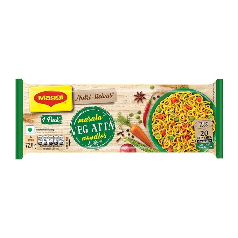 Maggi Veg Atta Noodles 4 PACK