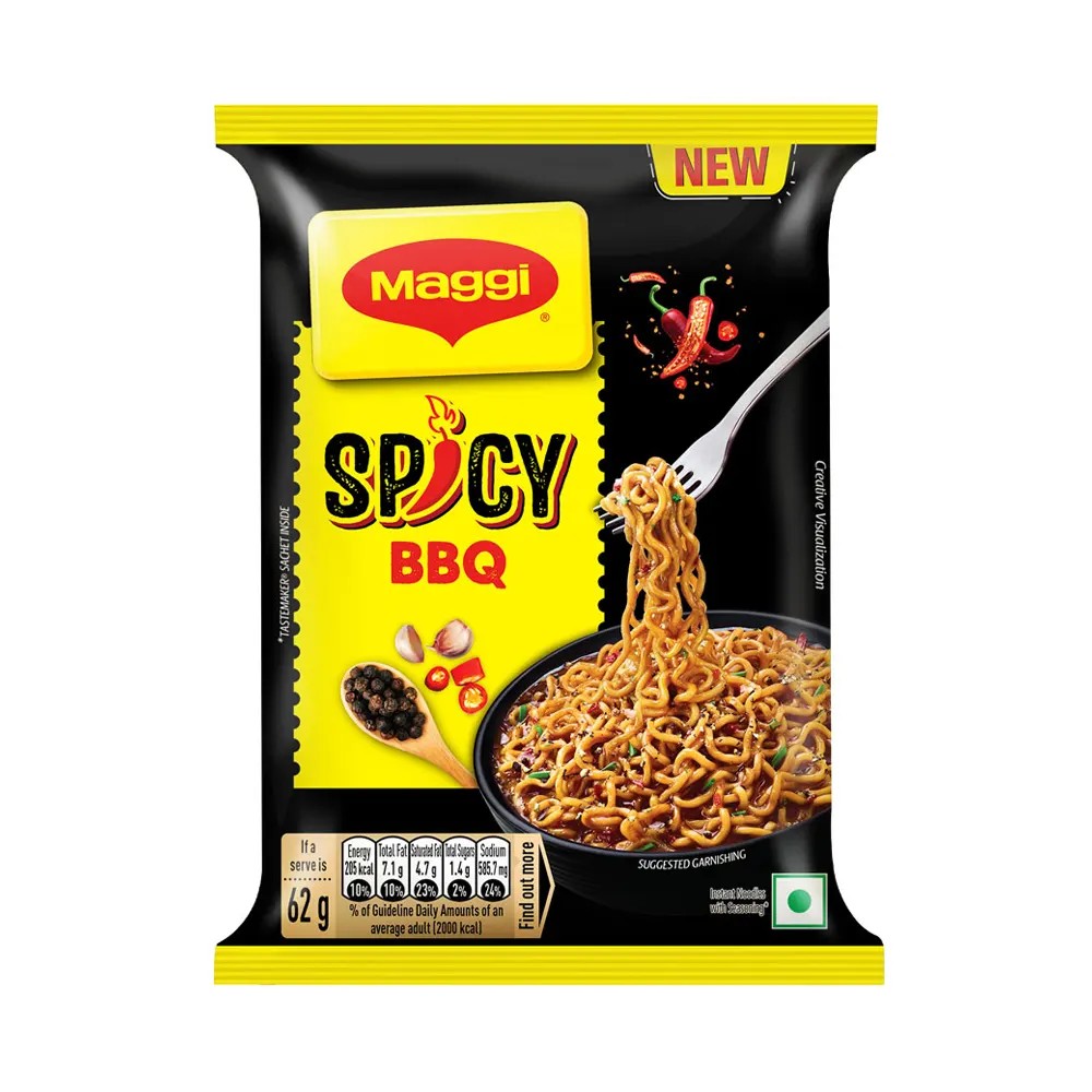 SPICY BBQ NOODLES MAGGI 62 GM