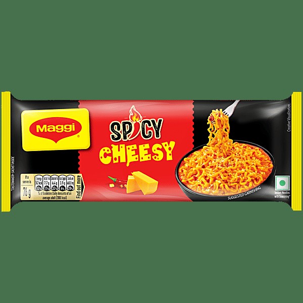MAGGI SPICY CHEESY NOODLES 304 GM