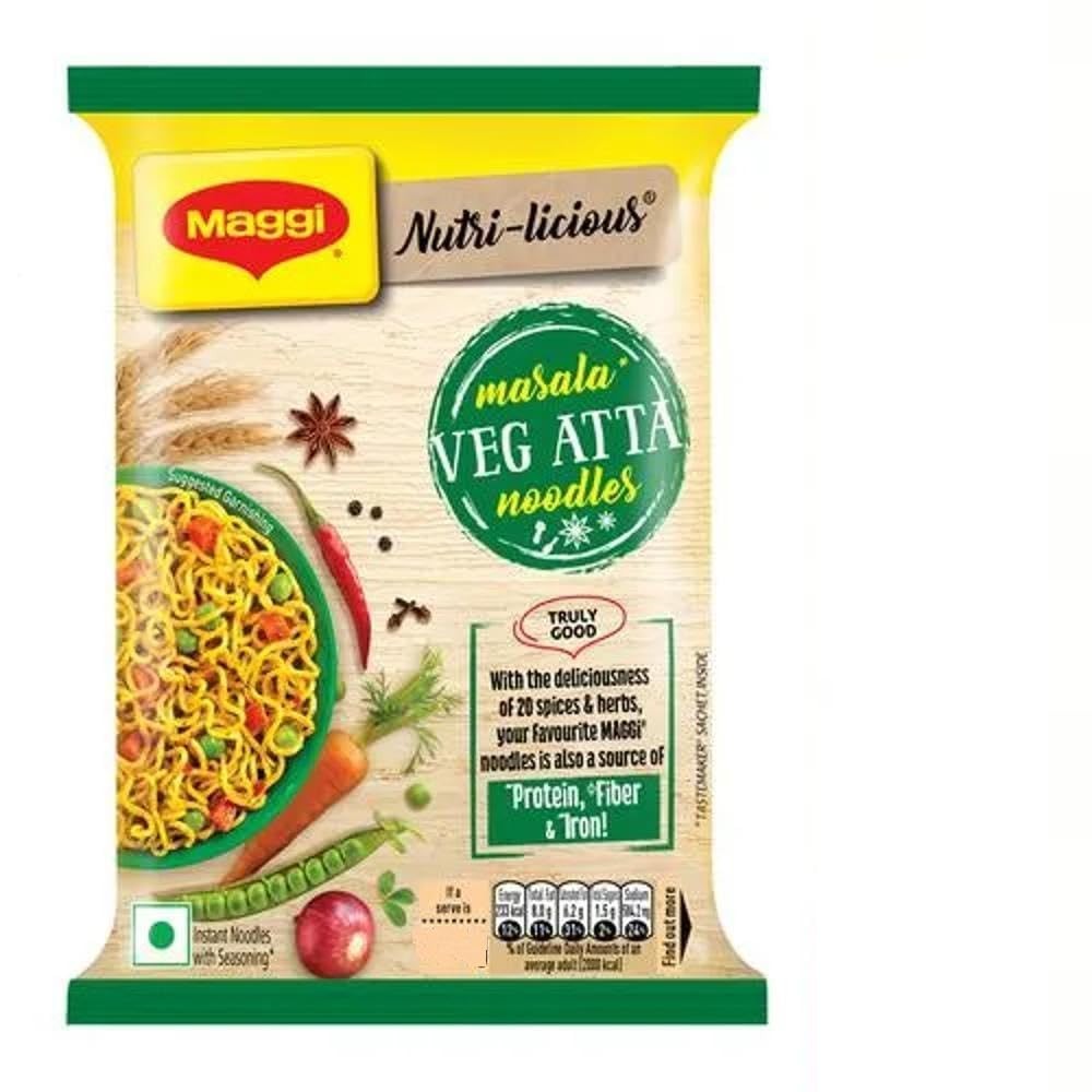 MAGGI VEG ATTA NOODLES 75 GM