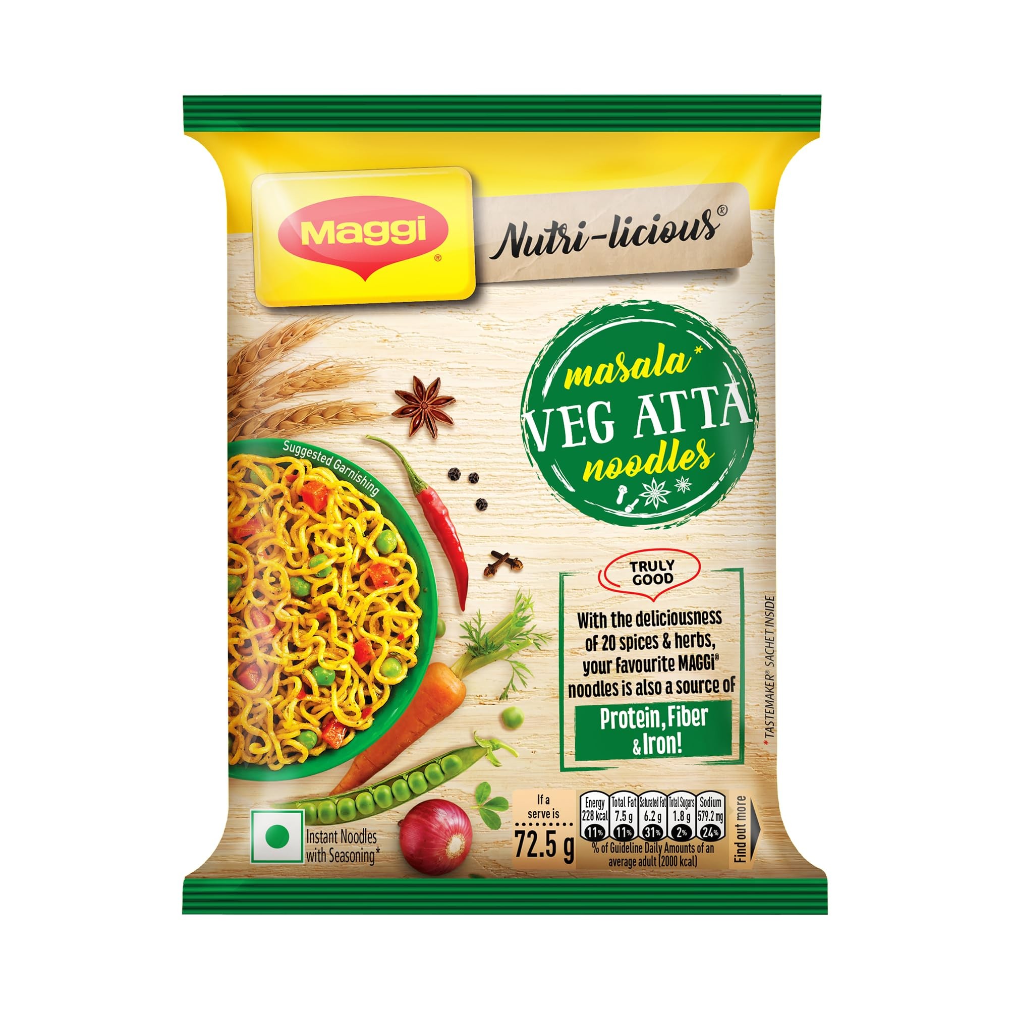MAGGI VEG ATTA MASALA 75 GM