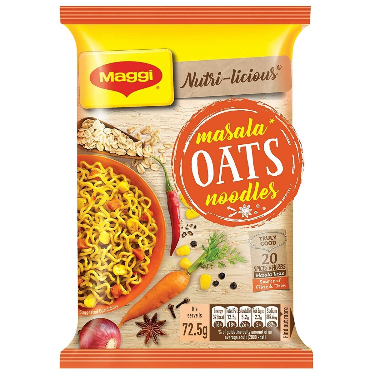 MAGGI MASALA OATS 72 GM
