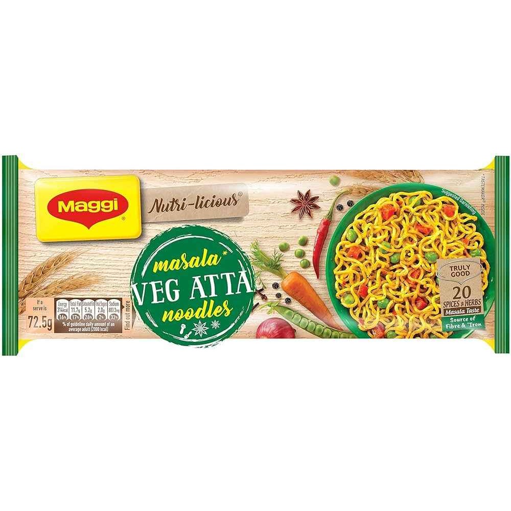 MAGGI VEG AATA NOODLES 290 GM