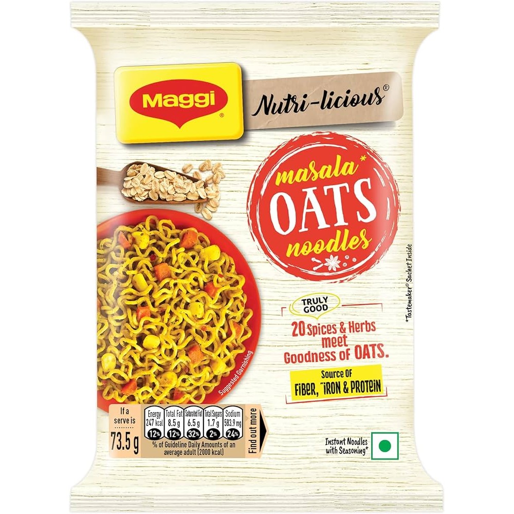 MAGGI OATS MASALA NOODLES 73.5 GM