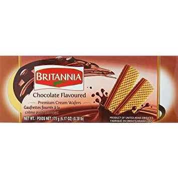 BRITANNIA WAFERS CHOCOLATE 80 GM