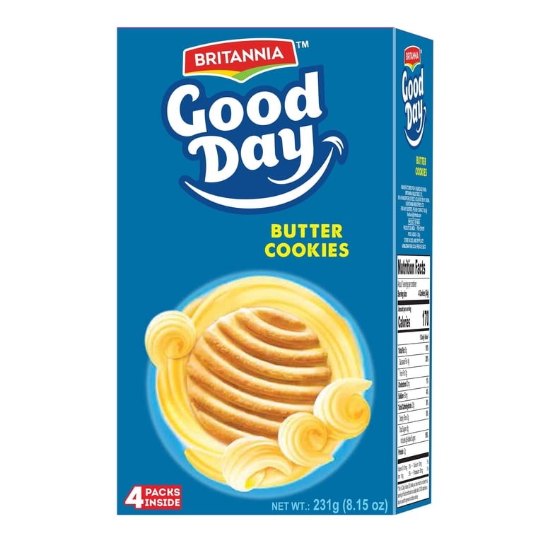 Britannia Good Day Butter Cookies 8 OZ