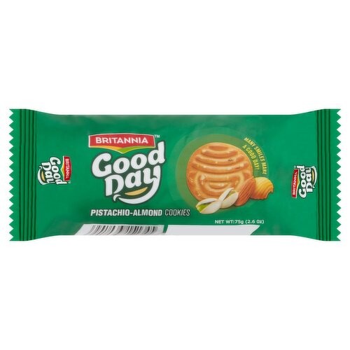 Britannia Good Day Pistachio Almond Cookies 3 OZ