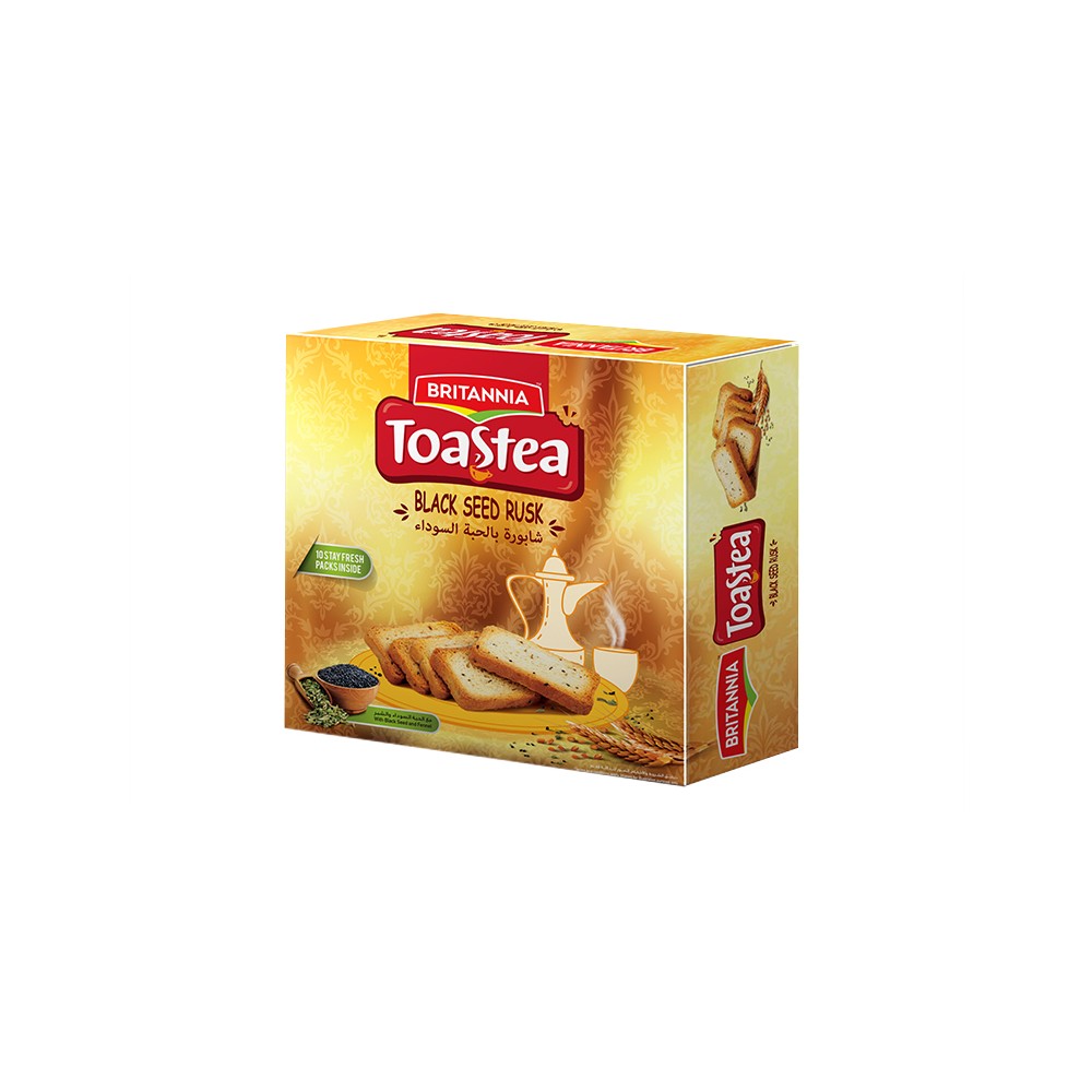 BRIT BLACK SEED RUSK 375 GM