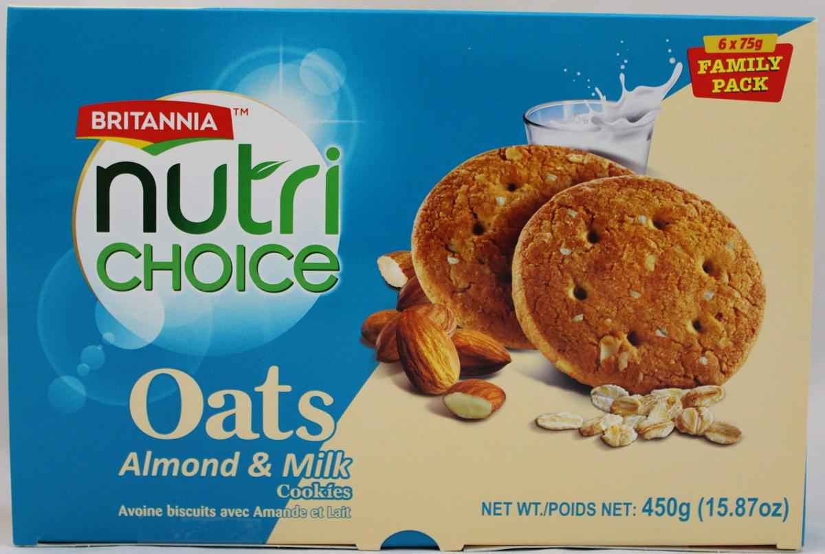 BRITANNIA OATS ALMONDS MILK 450 GM