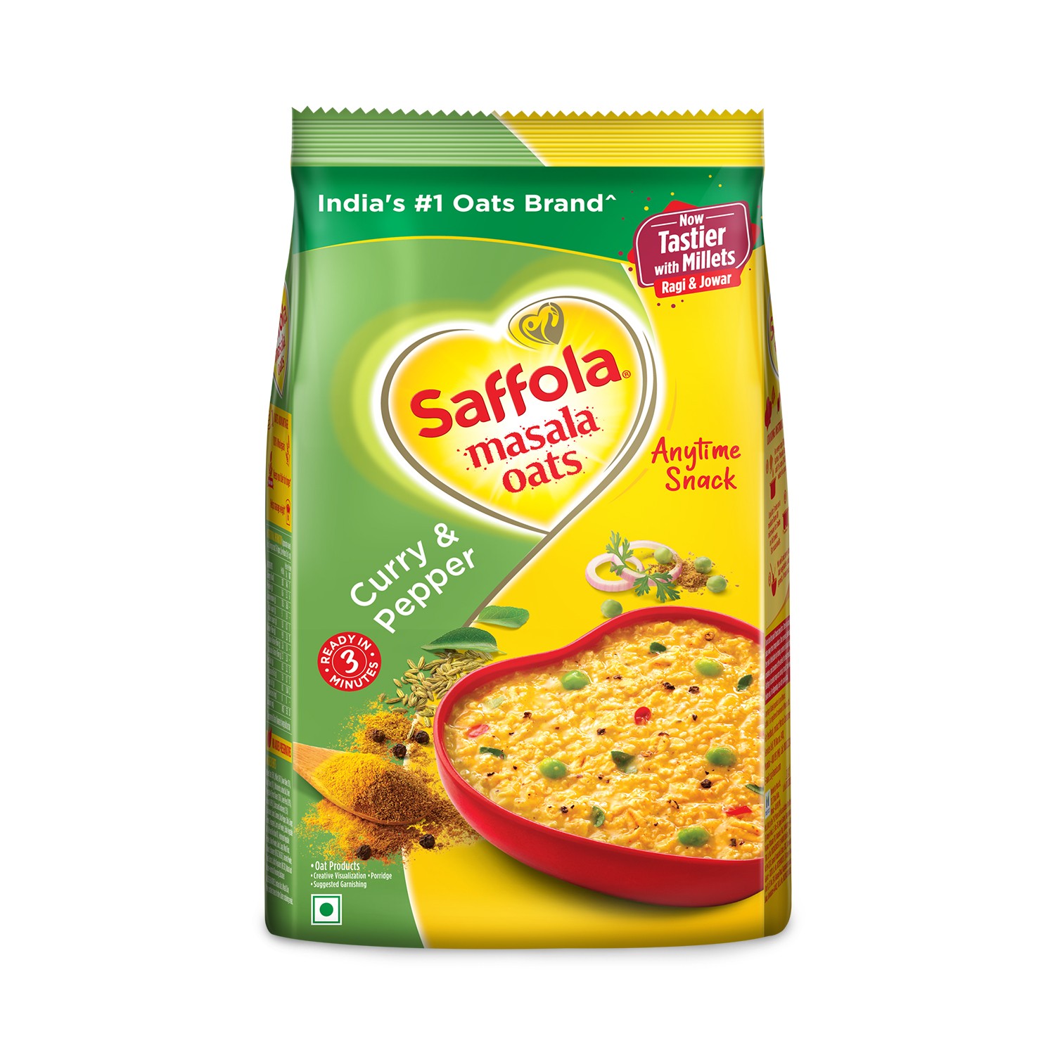 SAFFOLA OAT CURRY PEPPER 400 GM