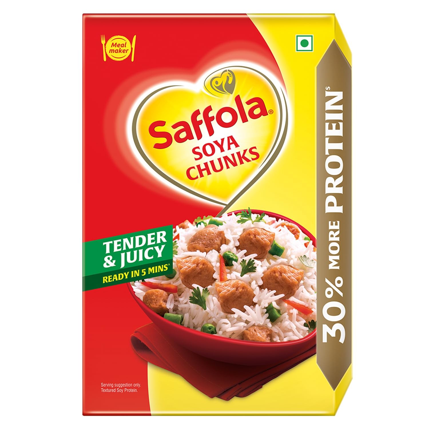 SAFFOLA MEALMAKER SOYA CHUNKS 200 GM