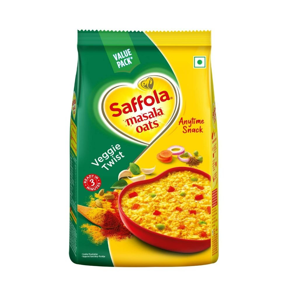 SAFFOLA MASALA OATS VEGGIE TWIST 500 GM