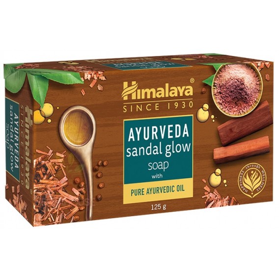 HIMALAYA AYURVEDA SANDAL GLOW SOAP  125 GM