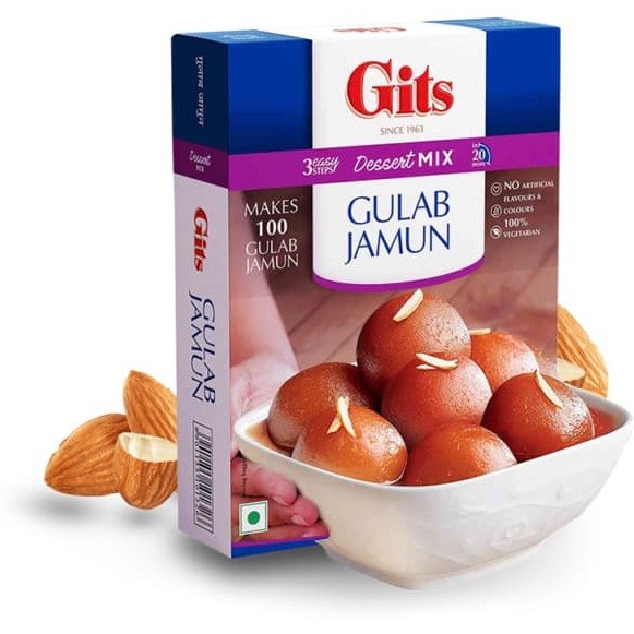 Gits Gulab Jamun Dessert Mix 200 GM