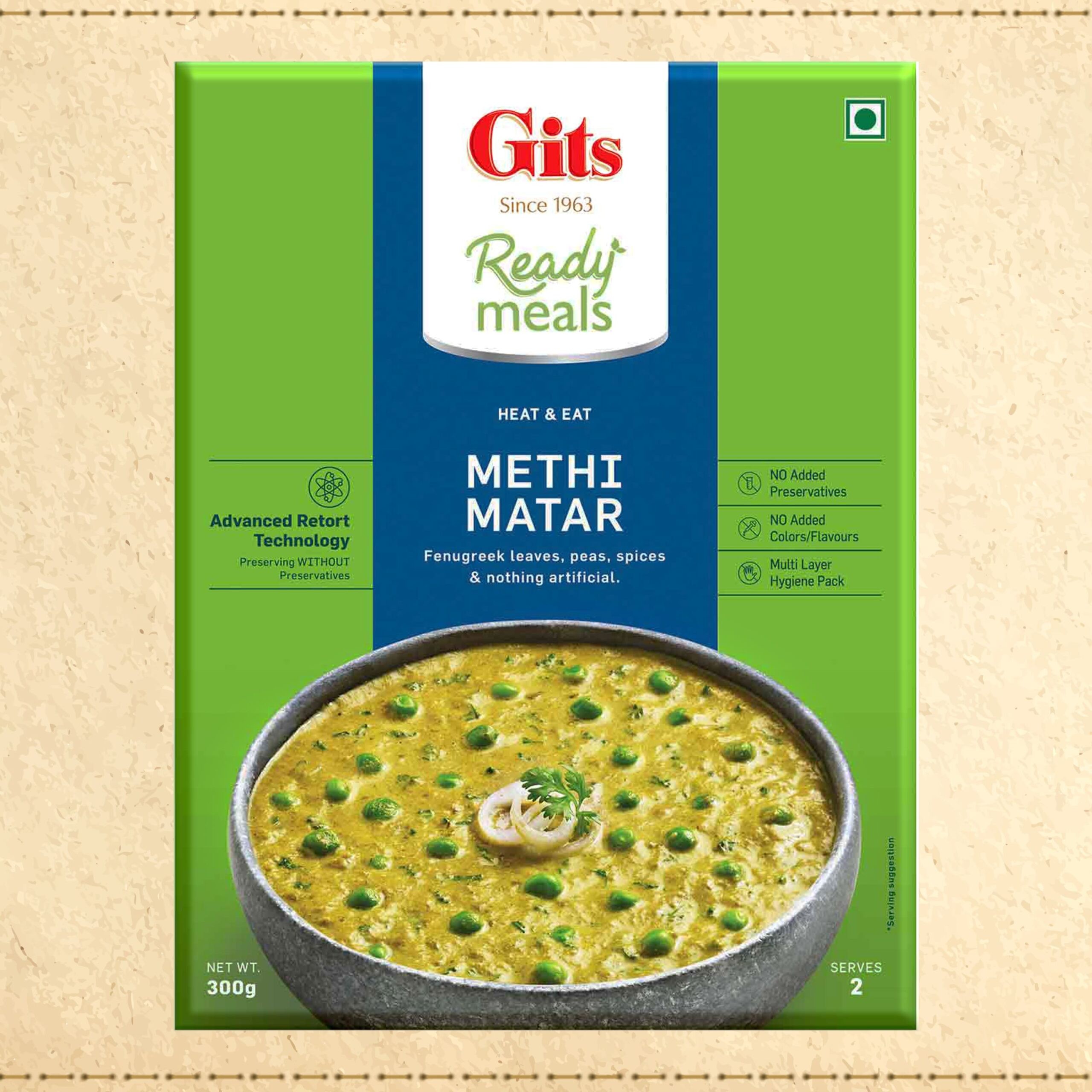 Gits Methi Matar 300 GM