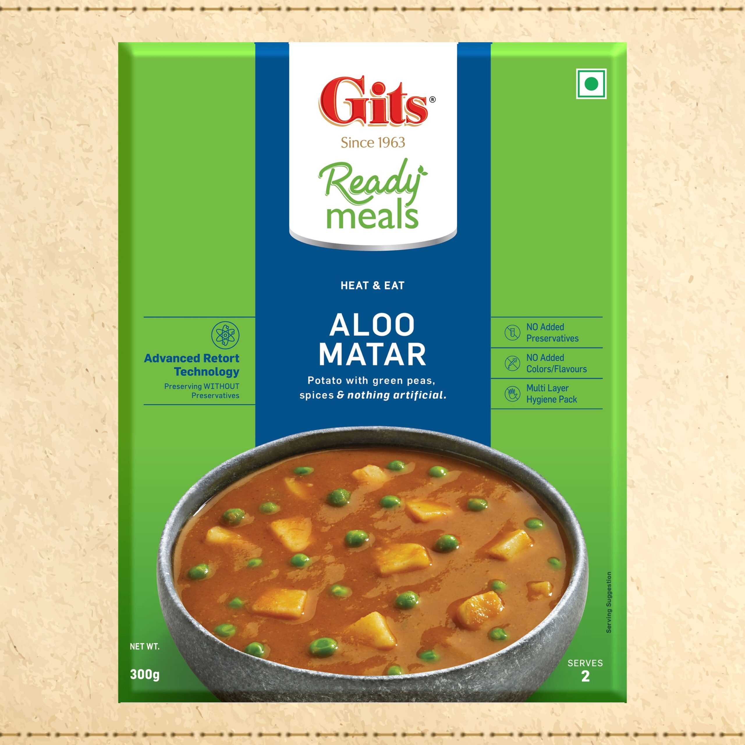 Gits Aloo Matar 300 GM
