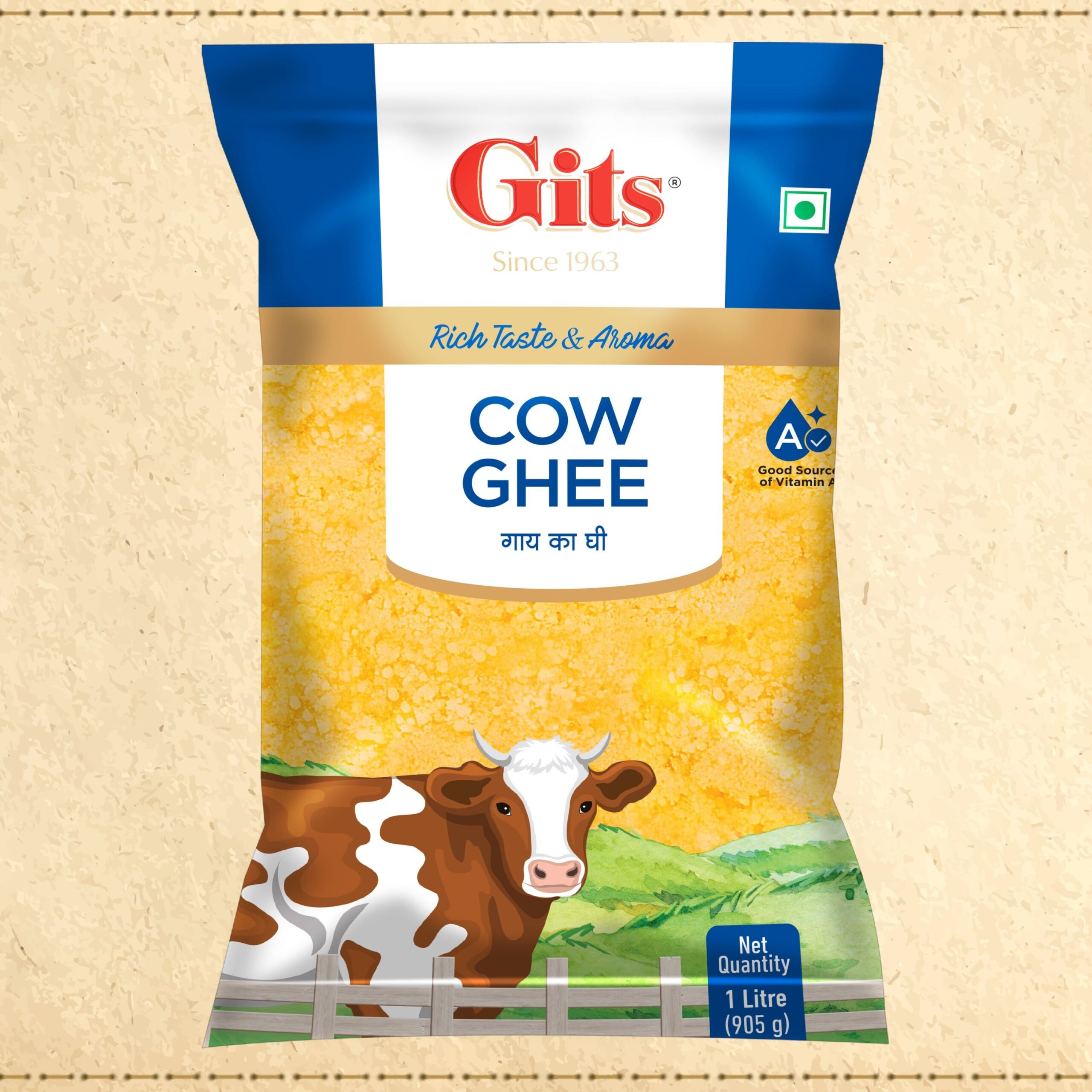 Gits Pure Ghee 1 LTR