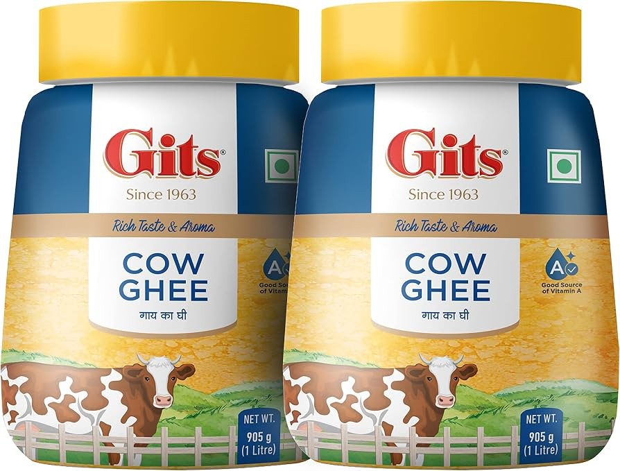 Gits Pure Cow Ghee Jar 1 LTR