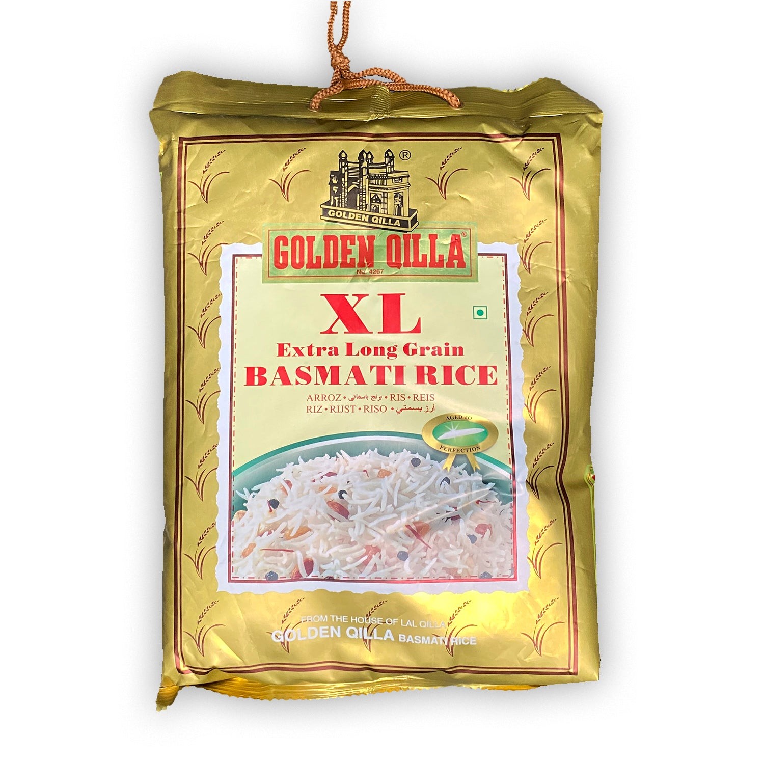 GOLDEN QILLA, BASMATI RICE 10 LBS