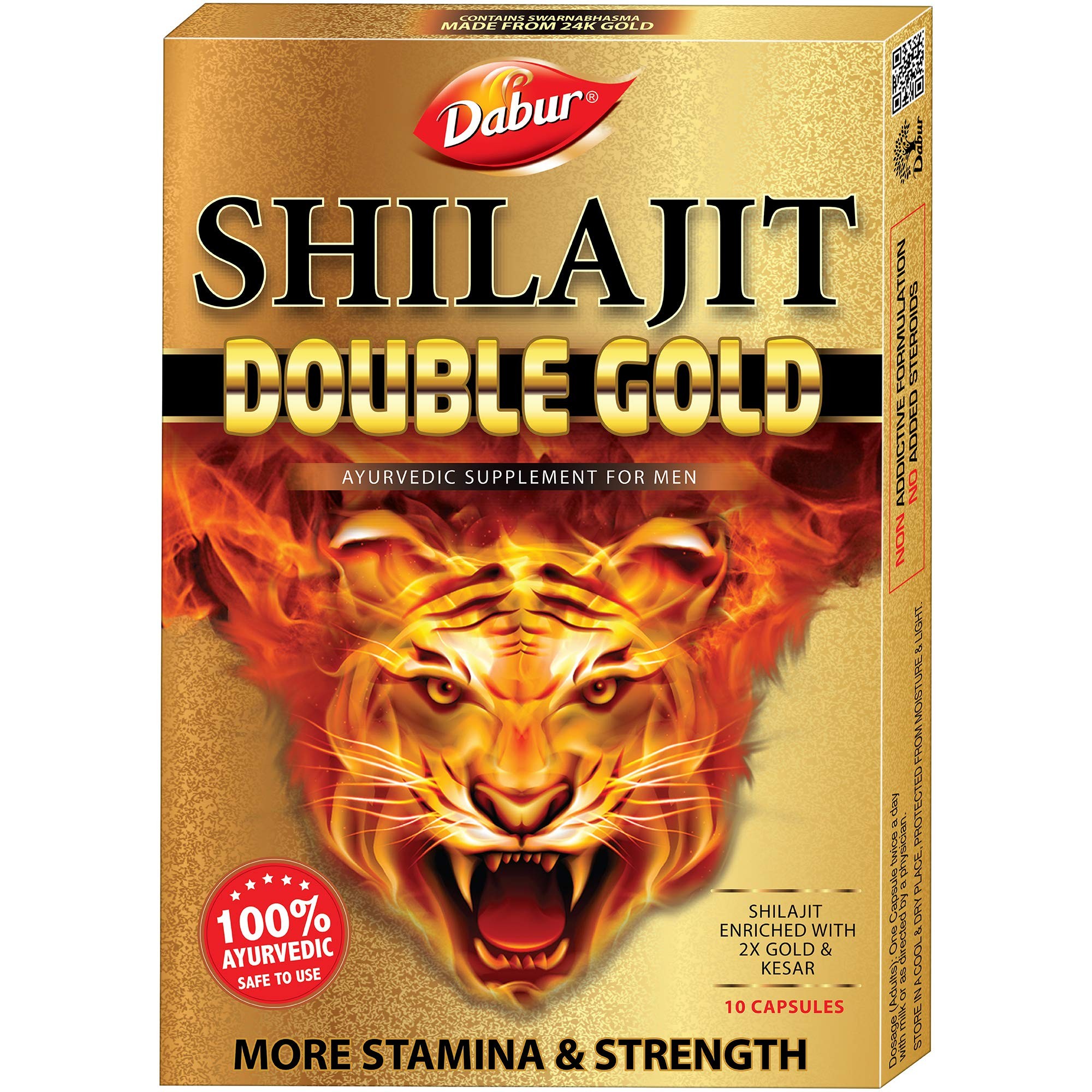 DABUR SHILAJIT DOUBLE GOLD 10 PCS
