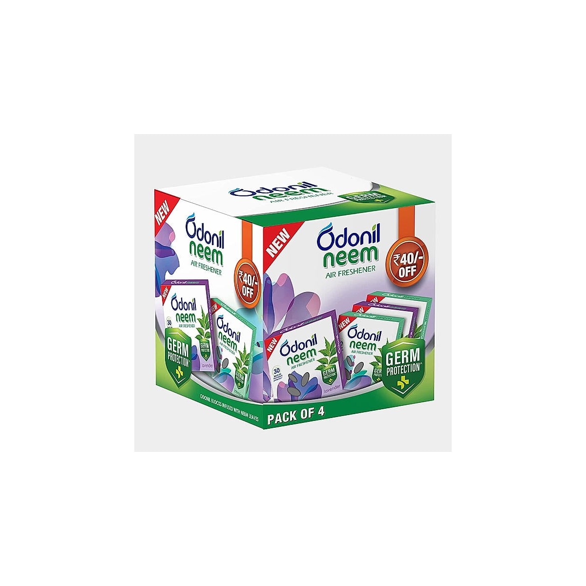 ODONIL AIR FRESHNER 4 PCS