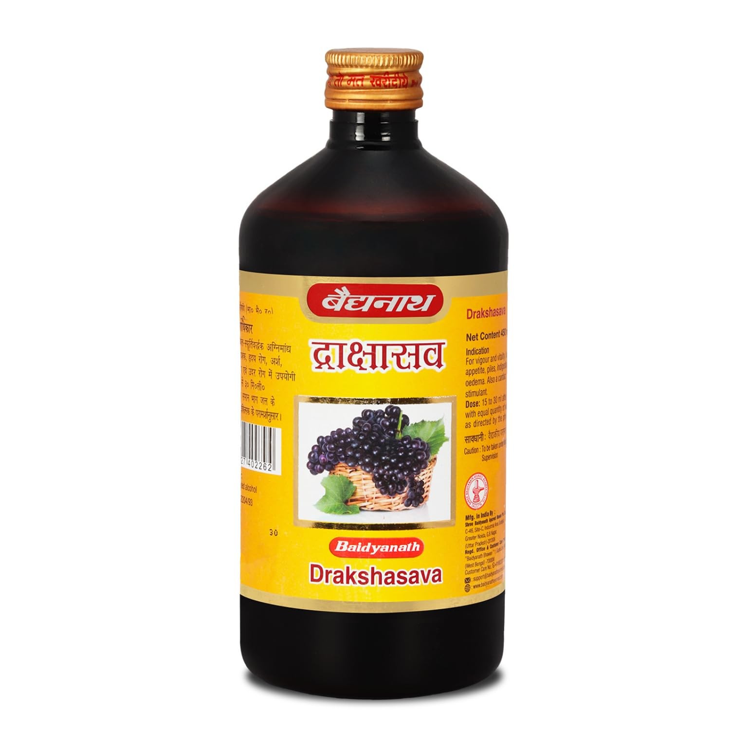 DRAKSHASAVA BAIDYANATH 450 ML