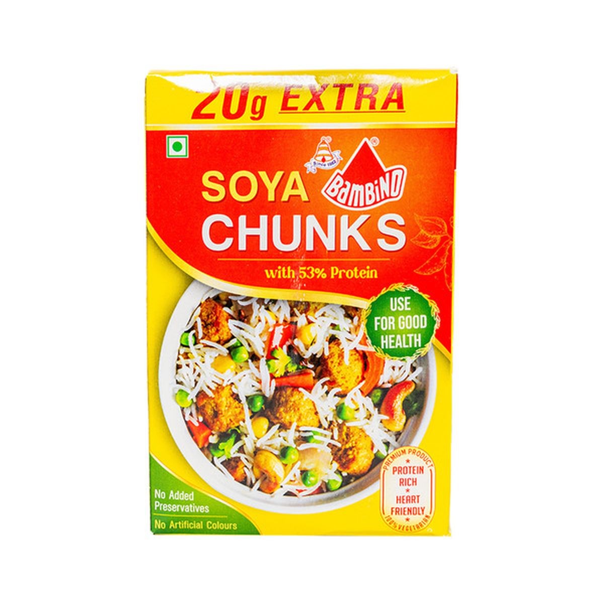BAMBINO SOYA CHUNKS 220 GM