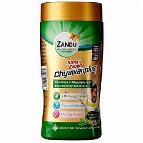 Zandu Sona Chandi Chyawanplus 450 GM