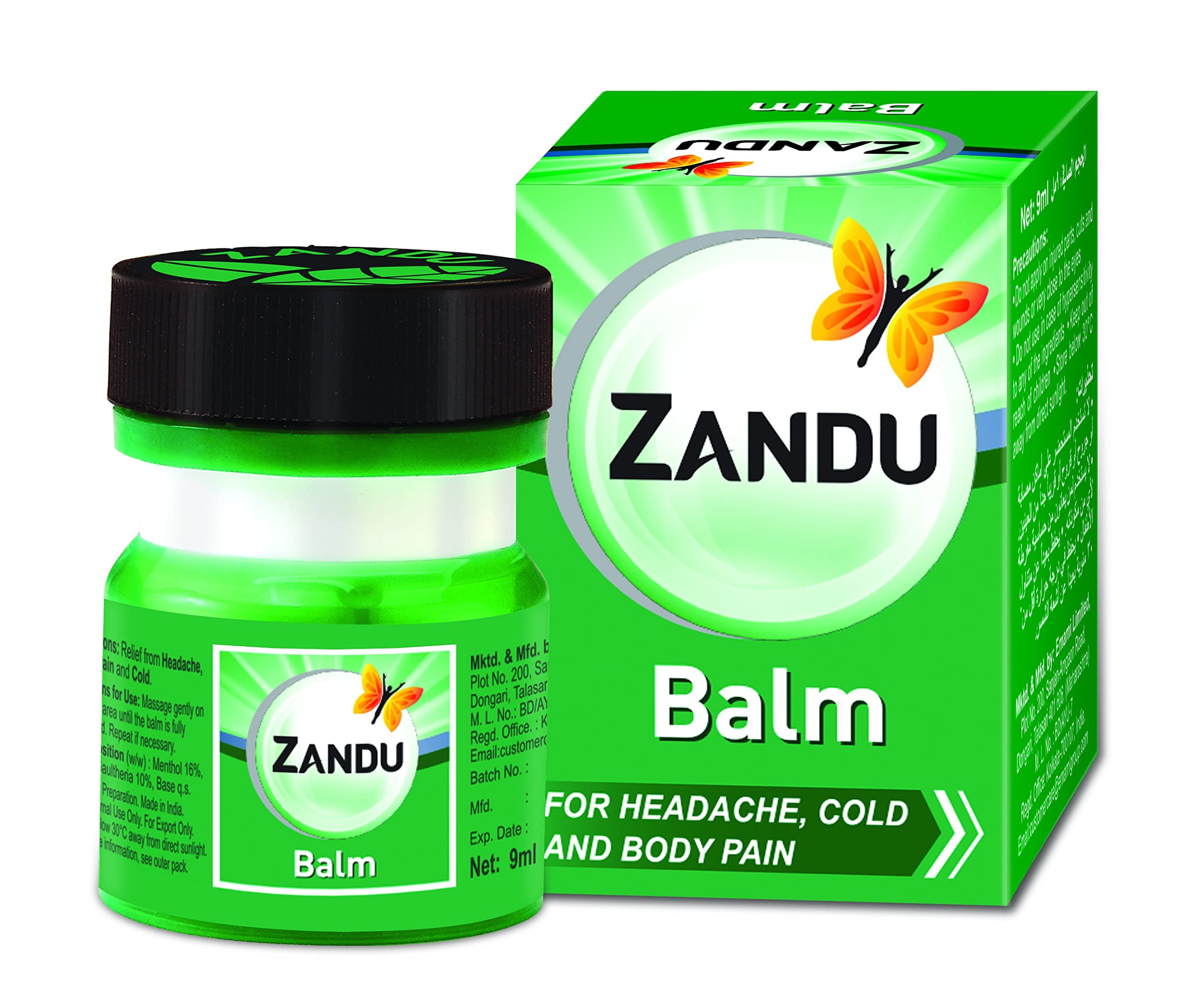 Zandu Balm 9 ML