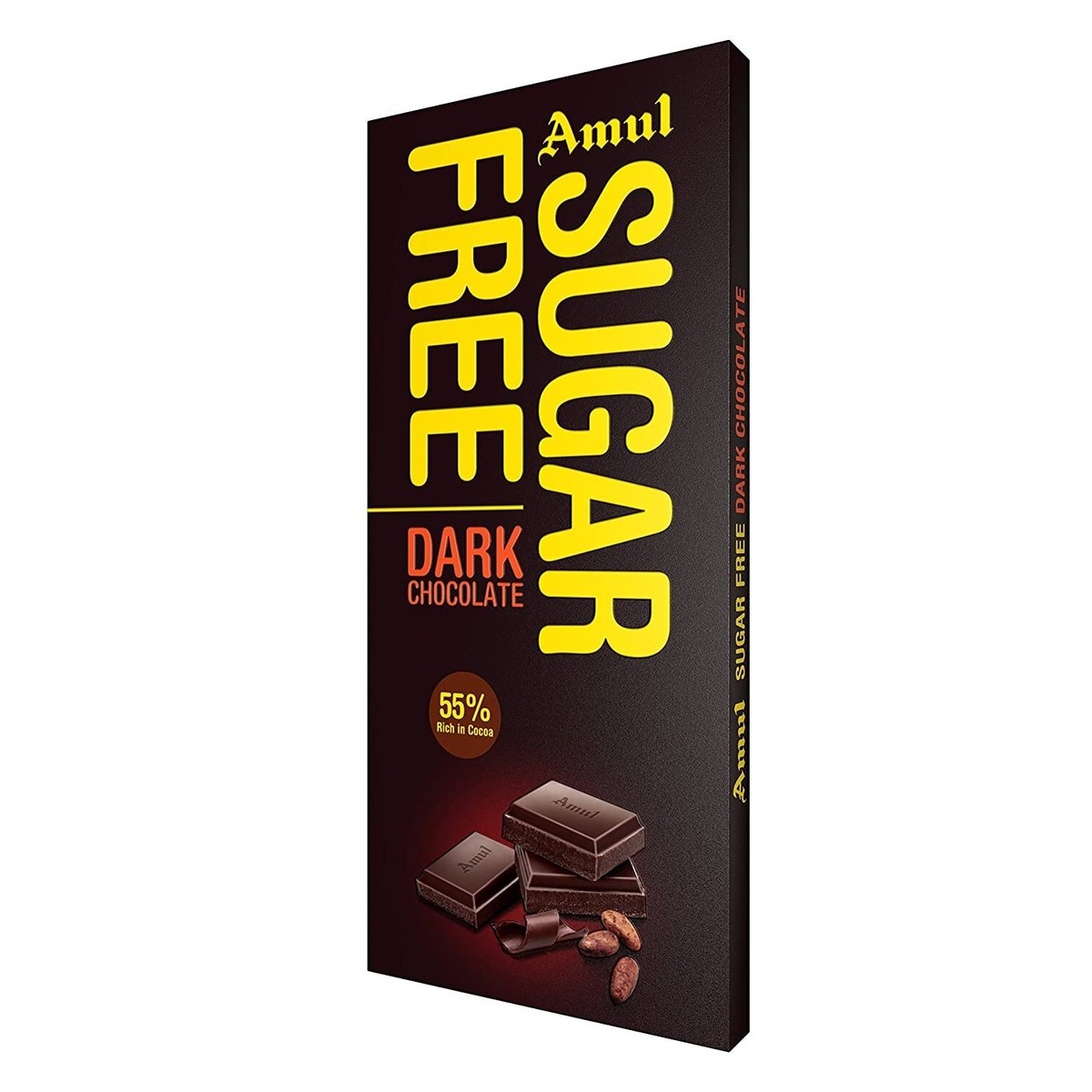 AMUL DARK CHOC SUGAR FREE 150 GM