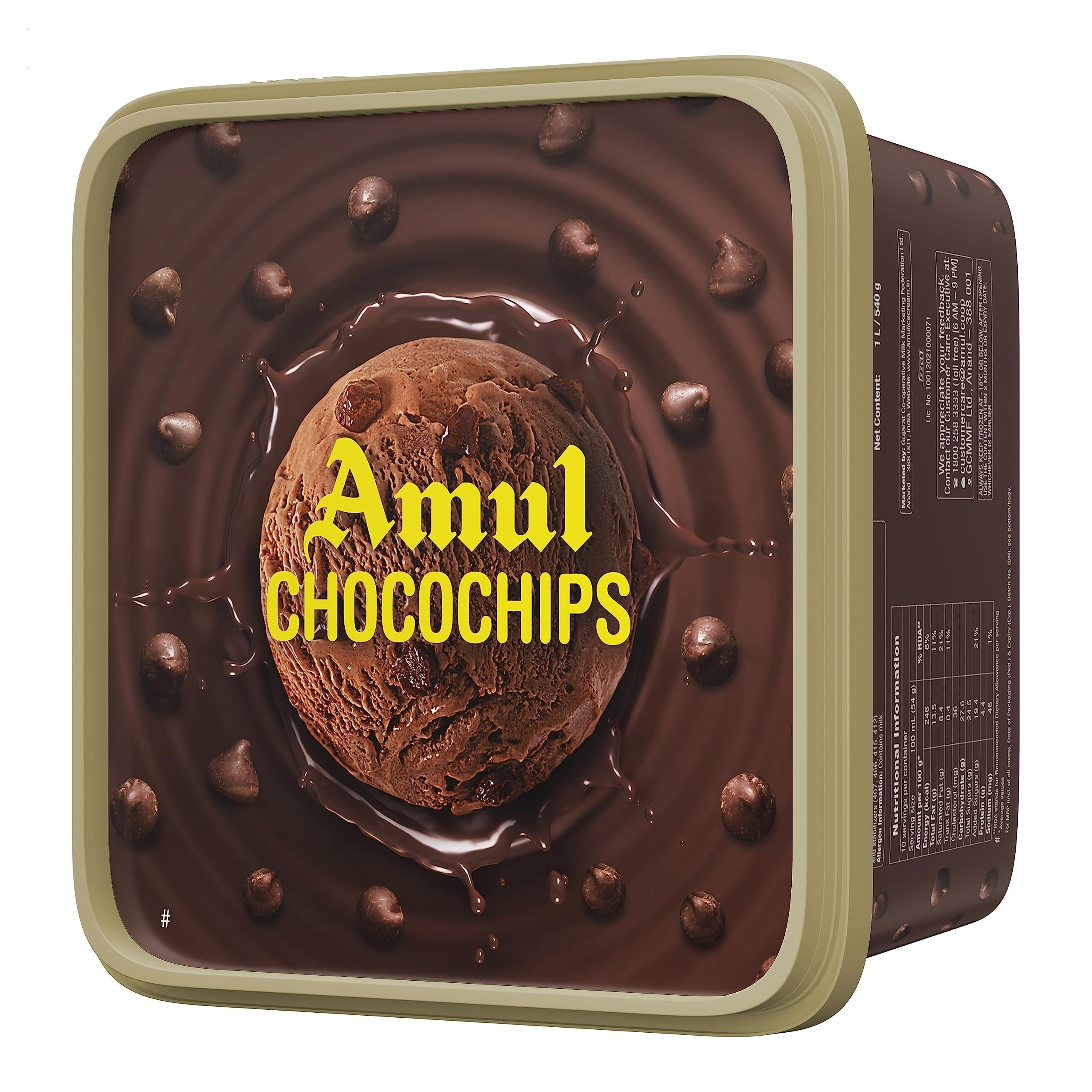 Amul Choco Chips 1 LTR