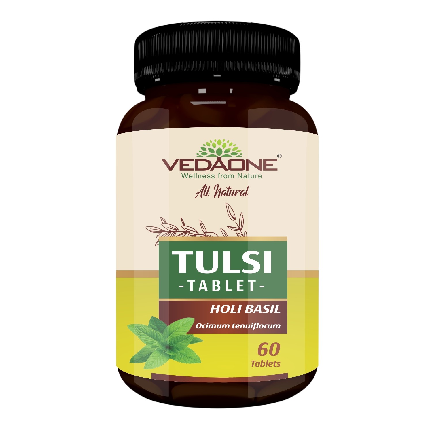 Vedaone Tulsi 60 Caplets 1 PACK