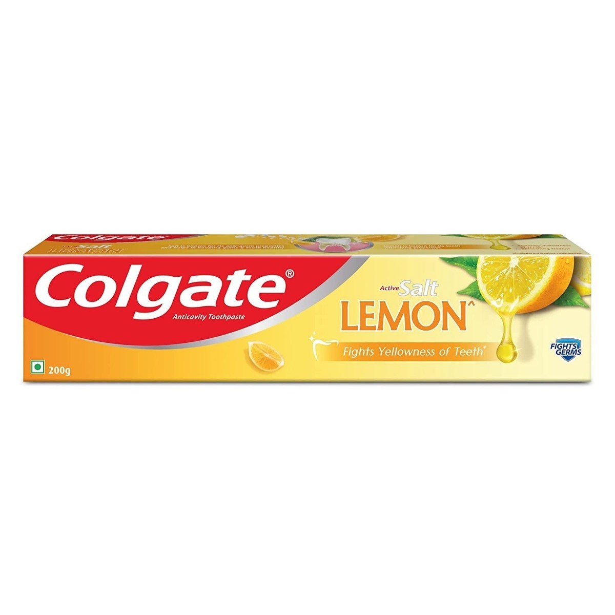 COLGATE ACTIVE SALT LEMON 200 GM