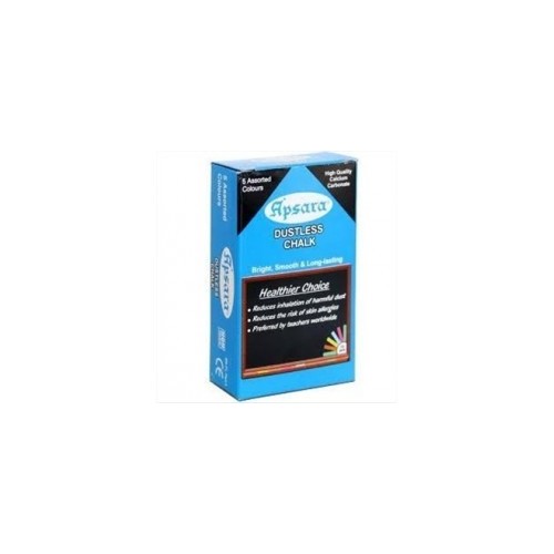 COLOR CHALK APSARA 10 PCS