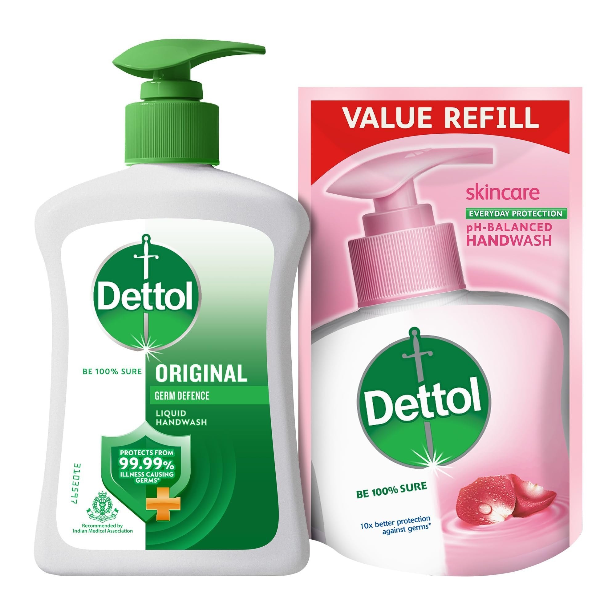 DETTOL HAND WASH WITH REFILL 1 COUNT