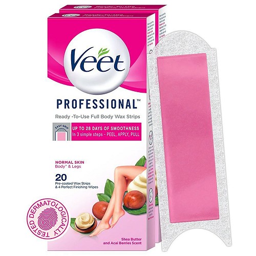 VEET PROFESSIONAL NORMAL WAX STRIPS 20 PCS