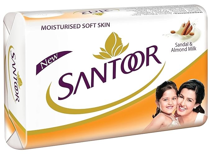 Santoor Sandal And Almond Soap 100 GM