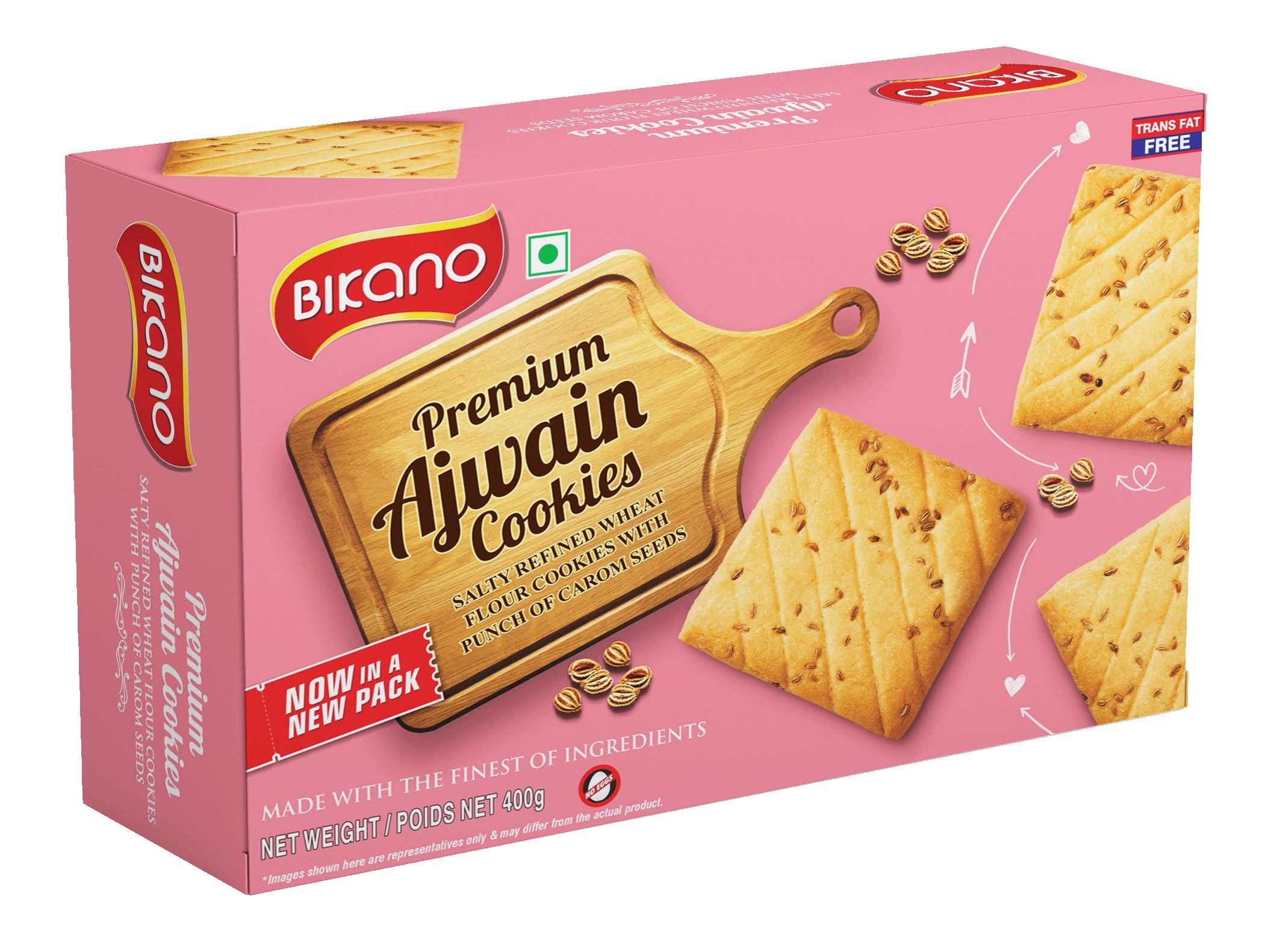 Bikano Ajwain Cookies 400 GM