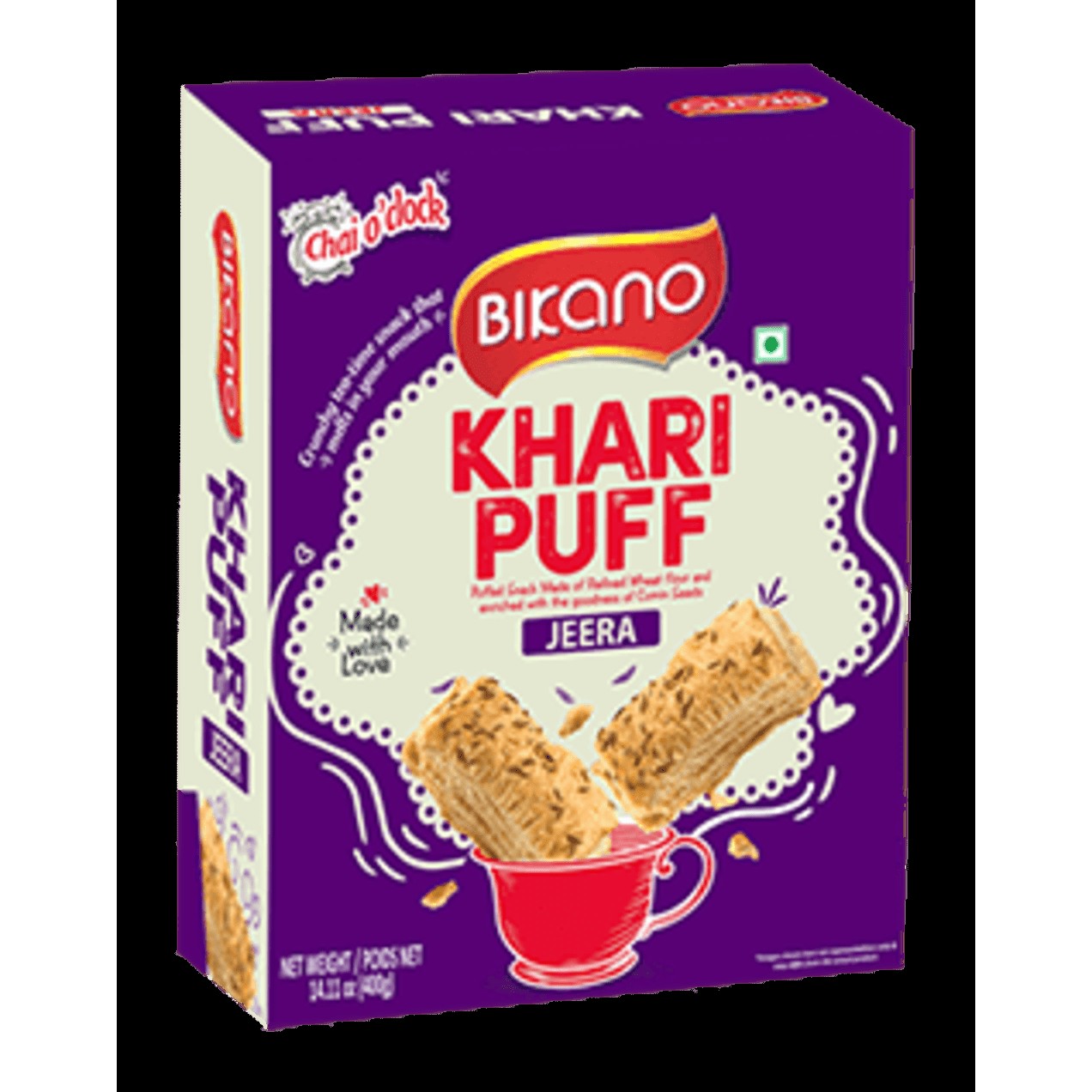 BIKANO KHARI PUFF JEERA 400 GM