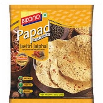 Bikano Papad Javitri Jaiphal 200 GM