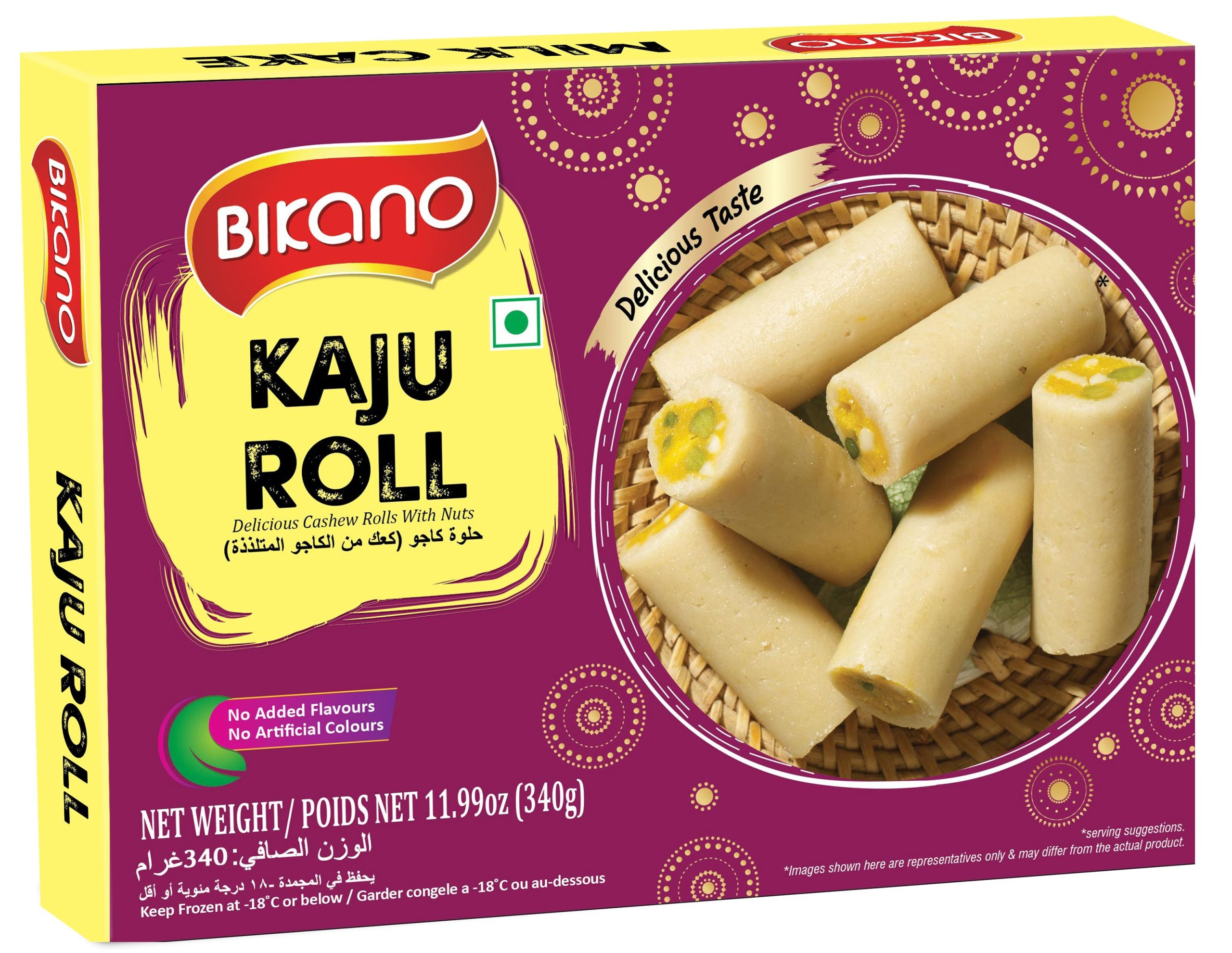 BIKANO KAJU ROLL 340 GM