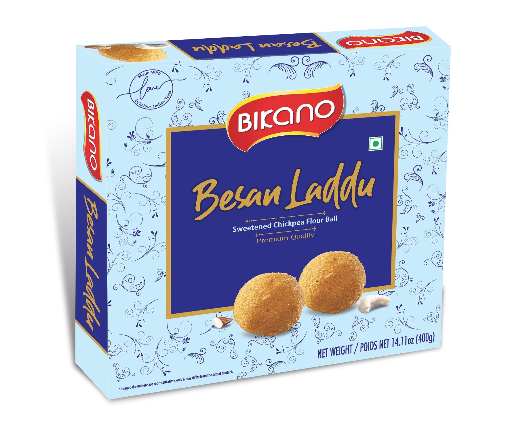 Bikano Besan Laddu 400 GM