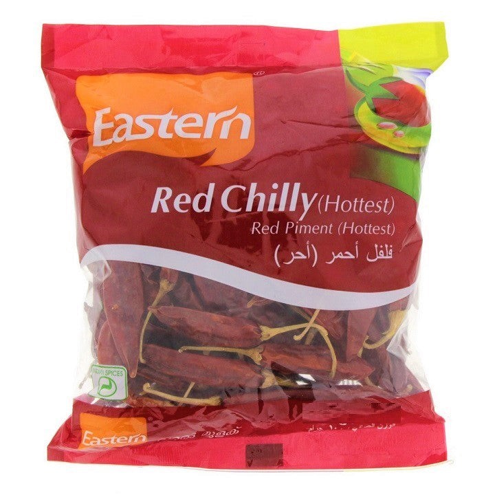 EASTERN RED CHILLI WHOLE (HOTTEST) 100 GM