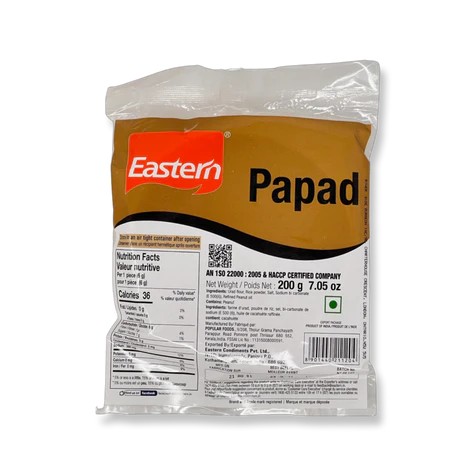 EASTERN PAPPADAM 200 GM