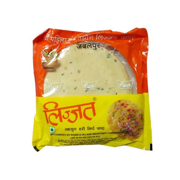 Lijjat Green Chilli Papad 200 GM