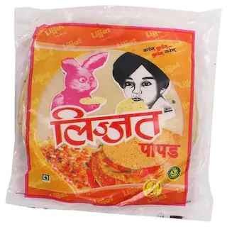 PLAIN MOONG PAPAD LIJJAT 200 GM