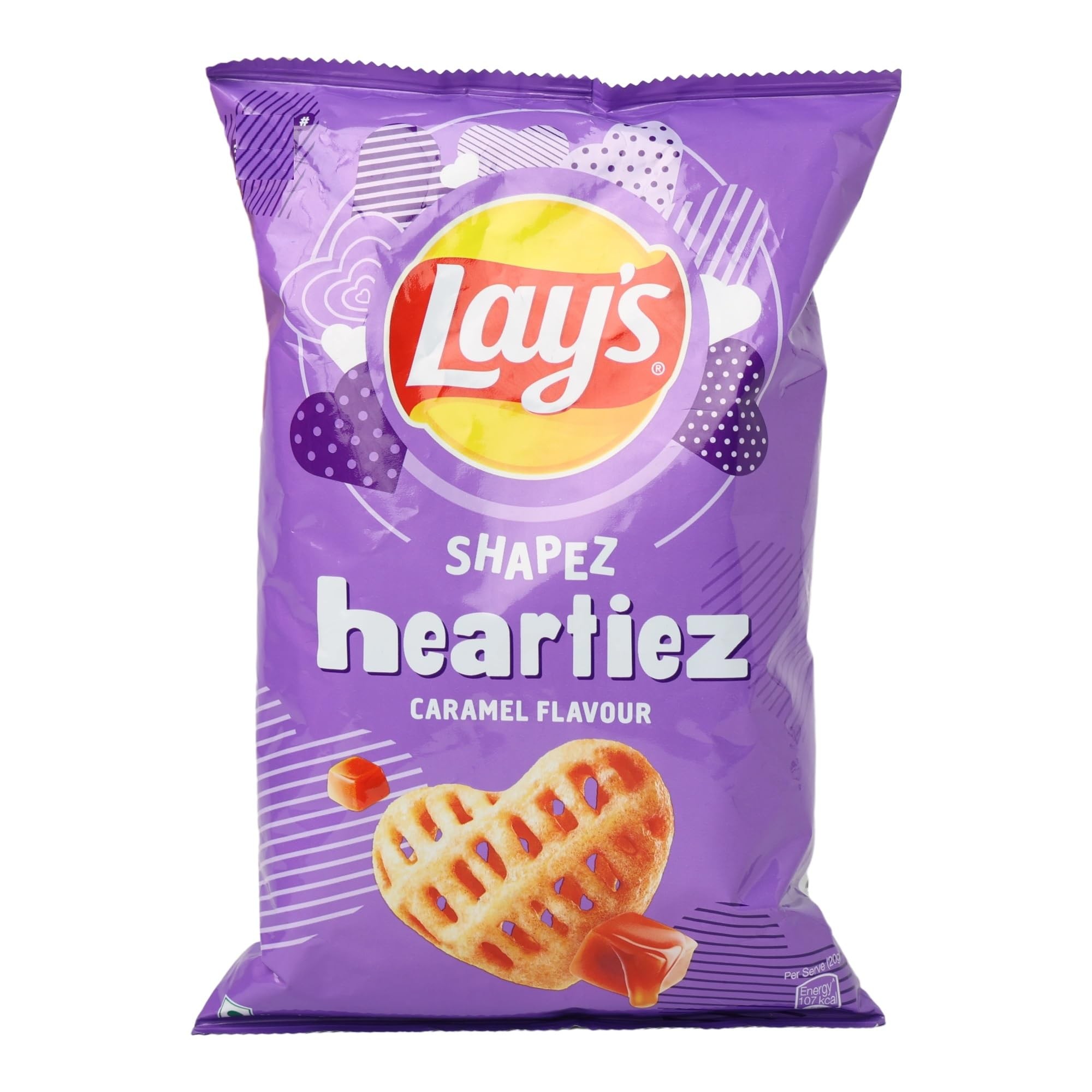 HEARTIEZ CARAMEL FLAVOUR CHIPS LAY'S 47 GM