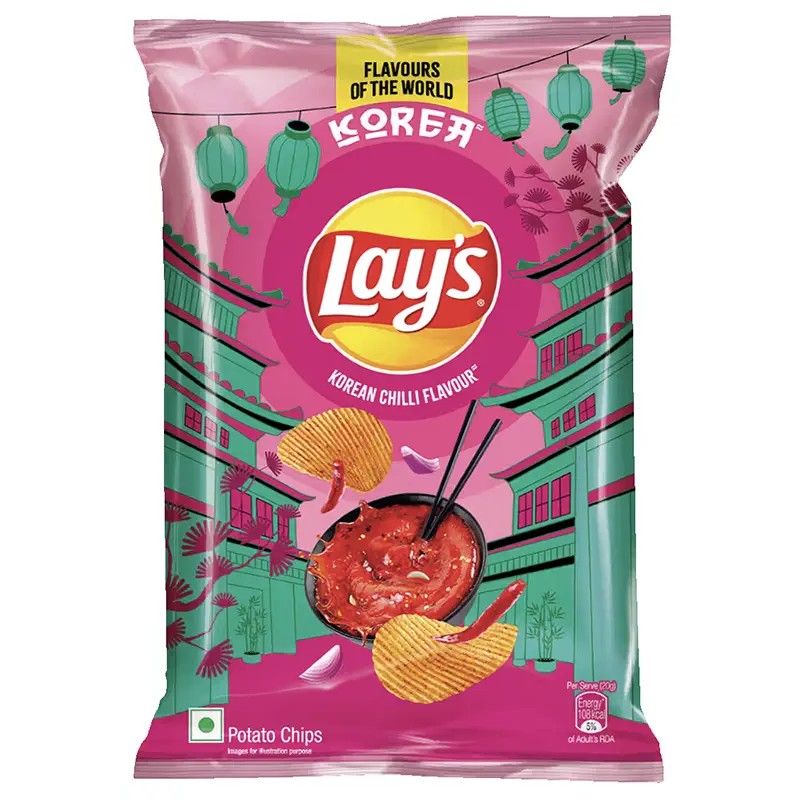 KOREAN CHILLI FLAVOUR LAY'S 78 GM