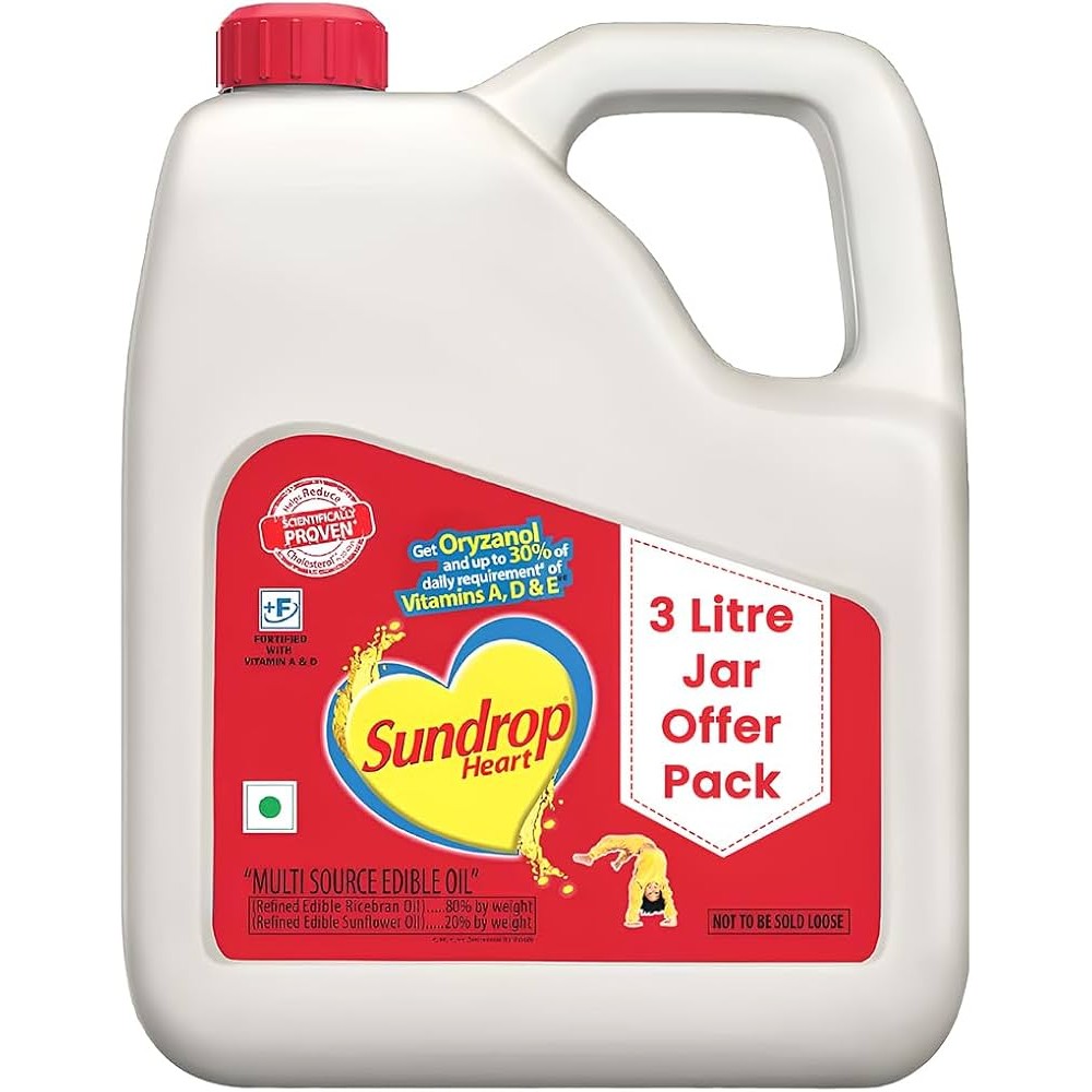 SUNDROP HEART OIL 3 LTR