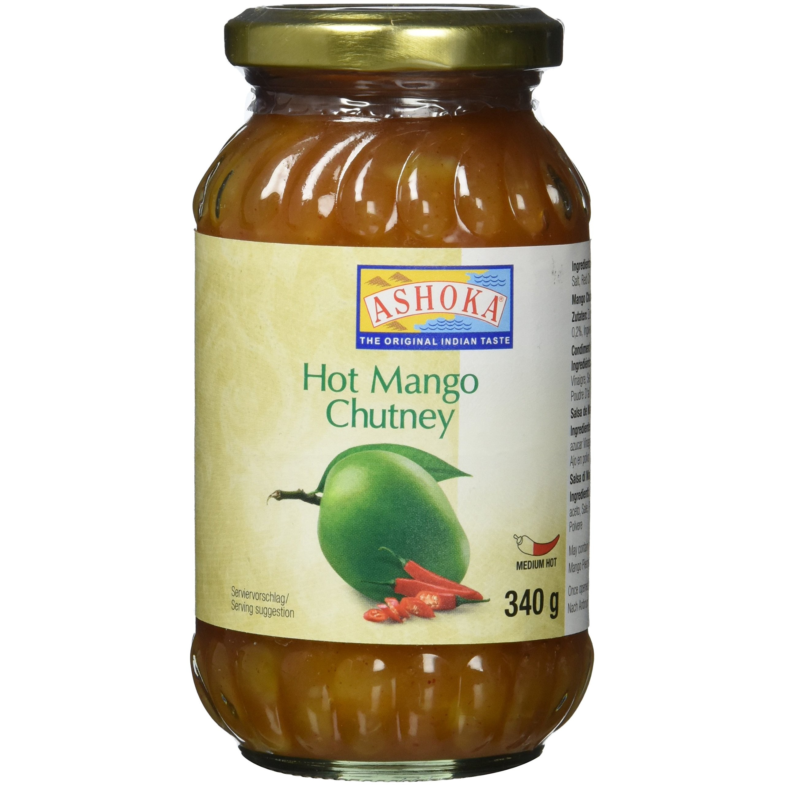 Ashoka Hot Mango Chutney 340 GM